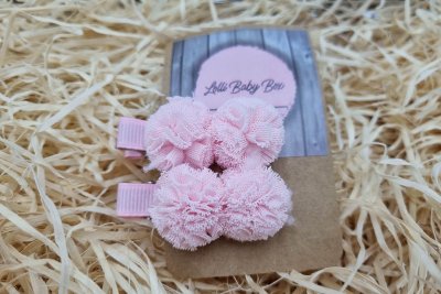 Púder pompom hajcsat