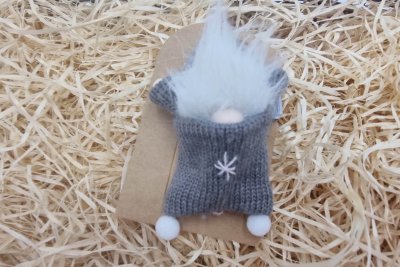 Szürke figurás hajcsat