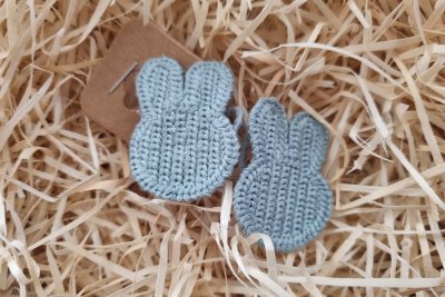 Türkíz nyuszis hajgumi