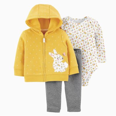 Sárga nyuszis szett