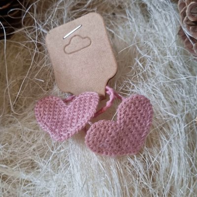 Szivecskés púder hajgumi 