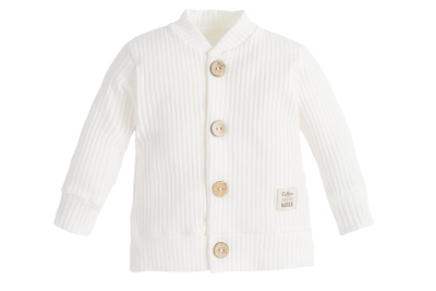 Fehér gombos pulóver  - Natural Harmony