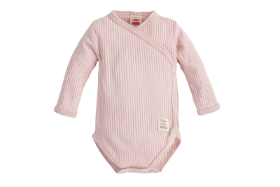 Púder átlapolós hosszú ujjú body -Natural  Harmony