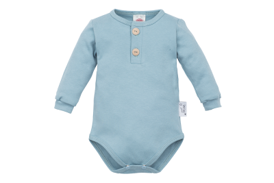 Türkíz gombos hosszú ujjú body- Sweet Dreams 