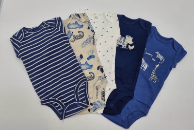 Állatfigurás kisfiú hosszú ujjú body csomag