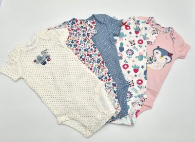 Kislány rövid ujjú body csomag