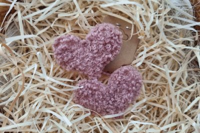 Mályva szives hajgumi