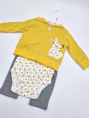 Sárga nyuszis szett