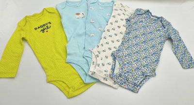 Türkíz hosszú ujjú body csomag